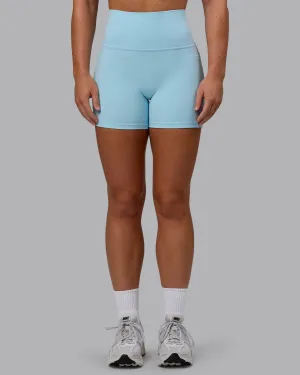 Fusion X-Short Tights with Pockets - Glacial Blue