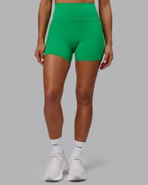 Fusion X-Short Tights with Pockets - Impact Green