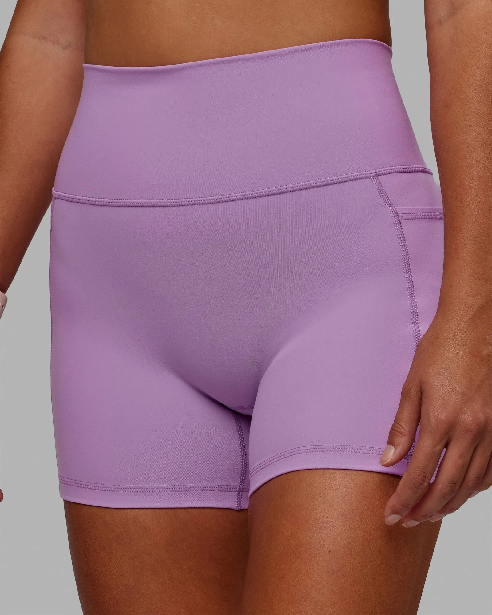 Fusion X-Short Tights with Pockets - Light Violet