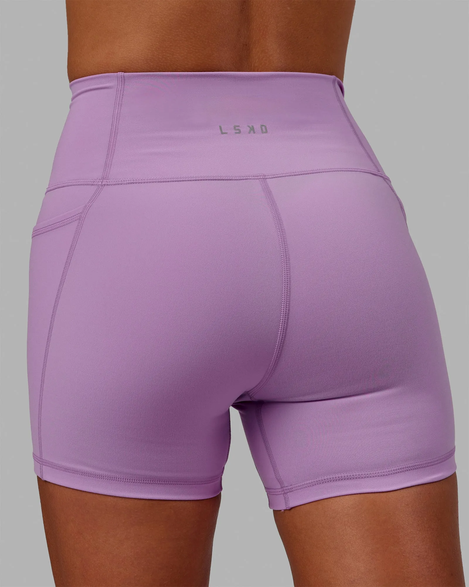 Fusion X-Short Tights with Pockets - Light Violet