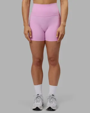Fusion X-Short Tights with Pockets - Pastel Orchid