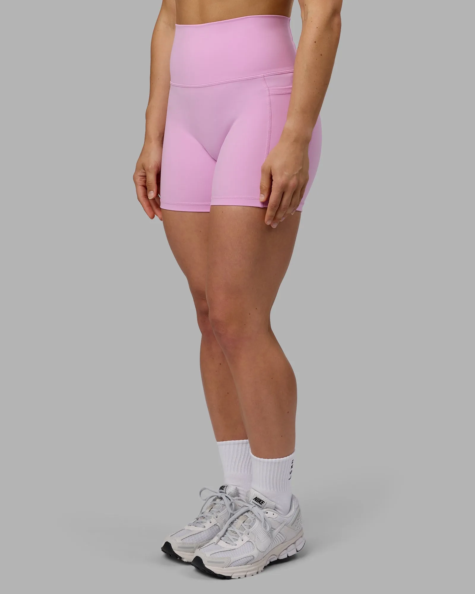 Fusion X-Short Tights with Pockets - Pastel Orchid