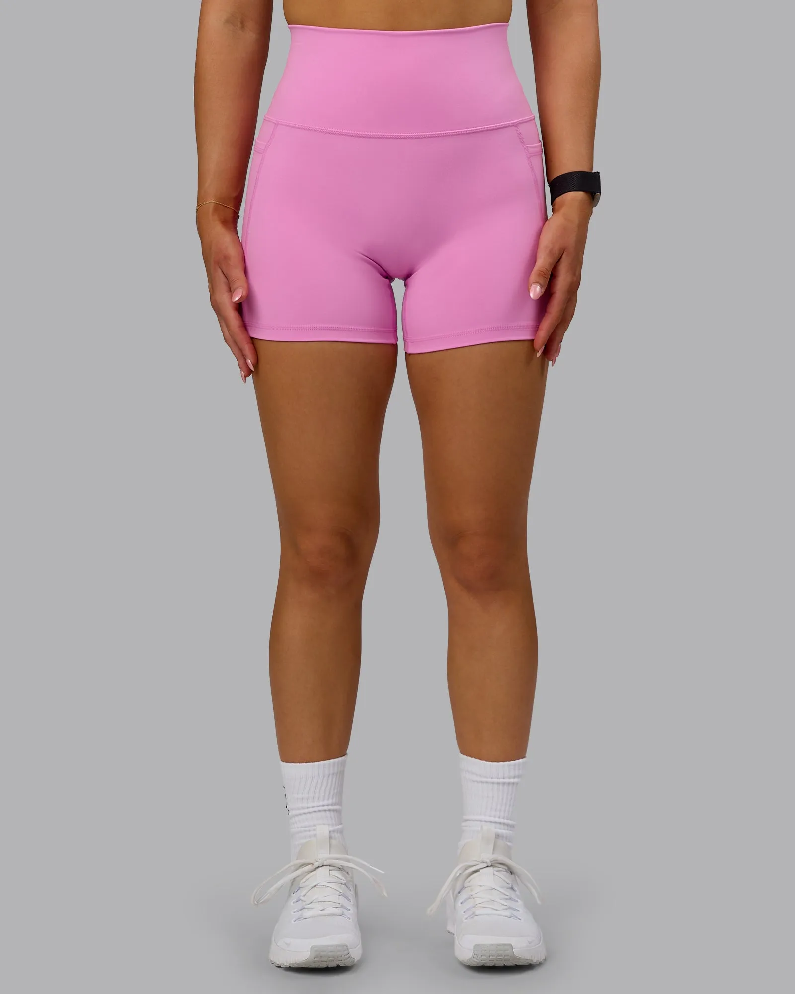 Fusion X-Short Tights with Pockets - Spark Pink
