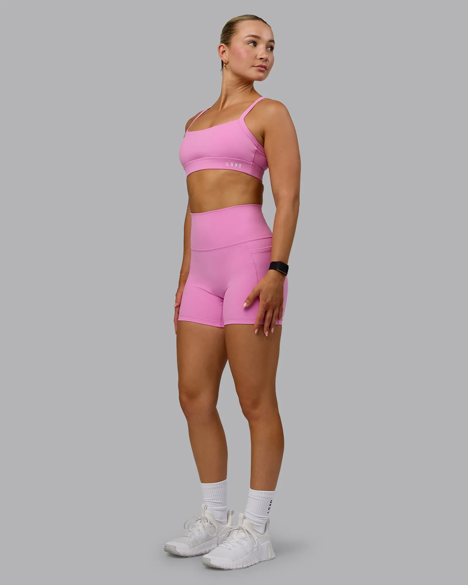 Fusion X-Short Tights with Pockets - Spark Pink
