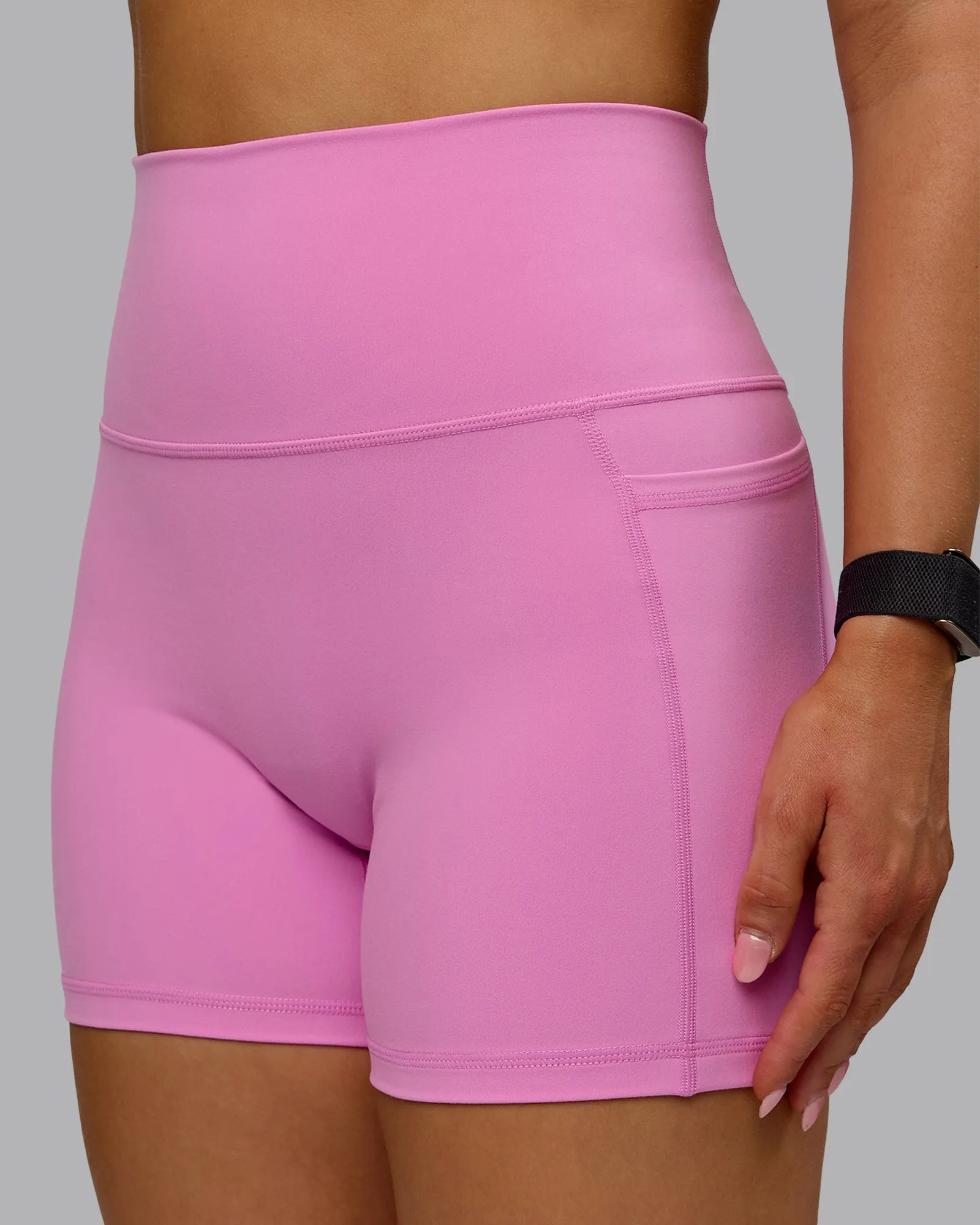 Fusion X-Short Tights with Pockets - Spark Pink