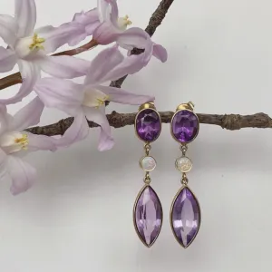 Gemdrops - Amethyst & Opal