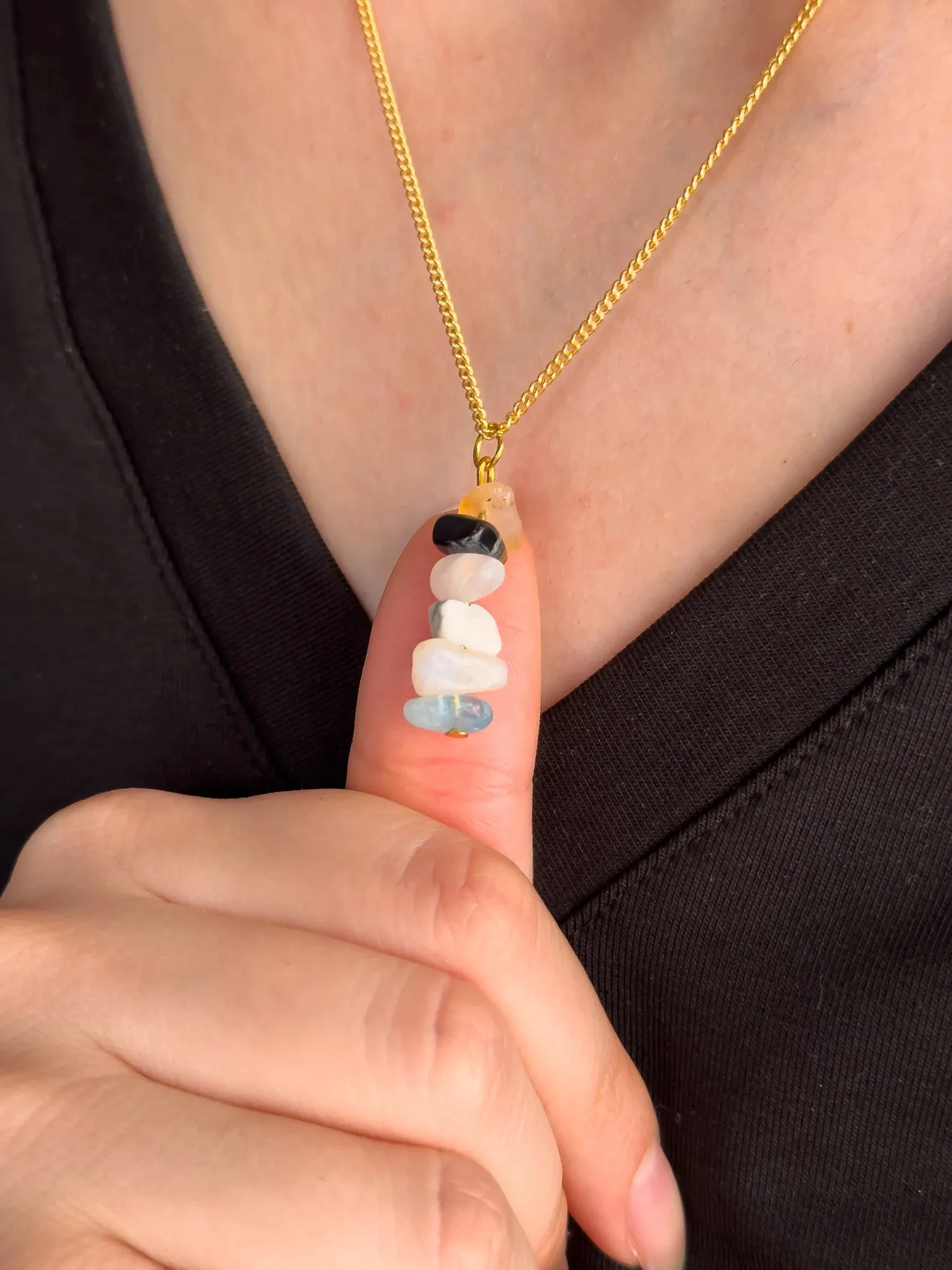 Gemini Zodiac Minimalist Necklace