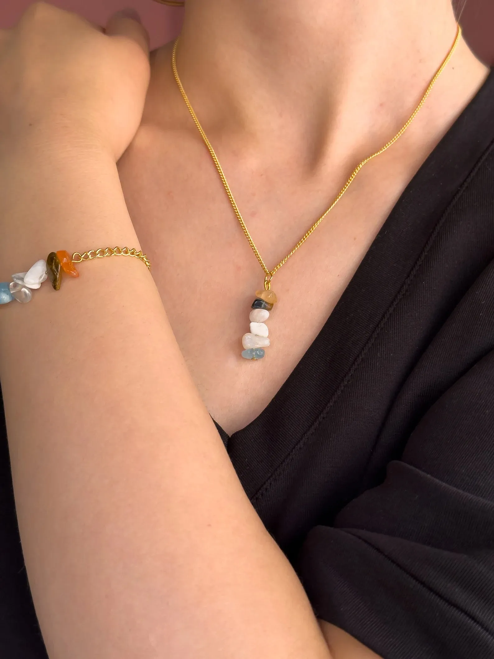 Gemini Zodiac Minimalist Necklace