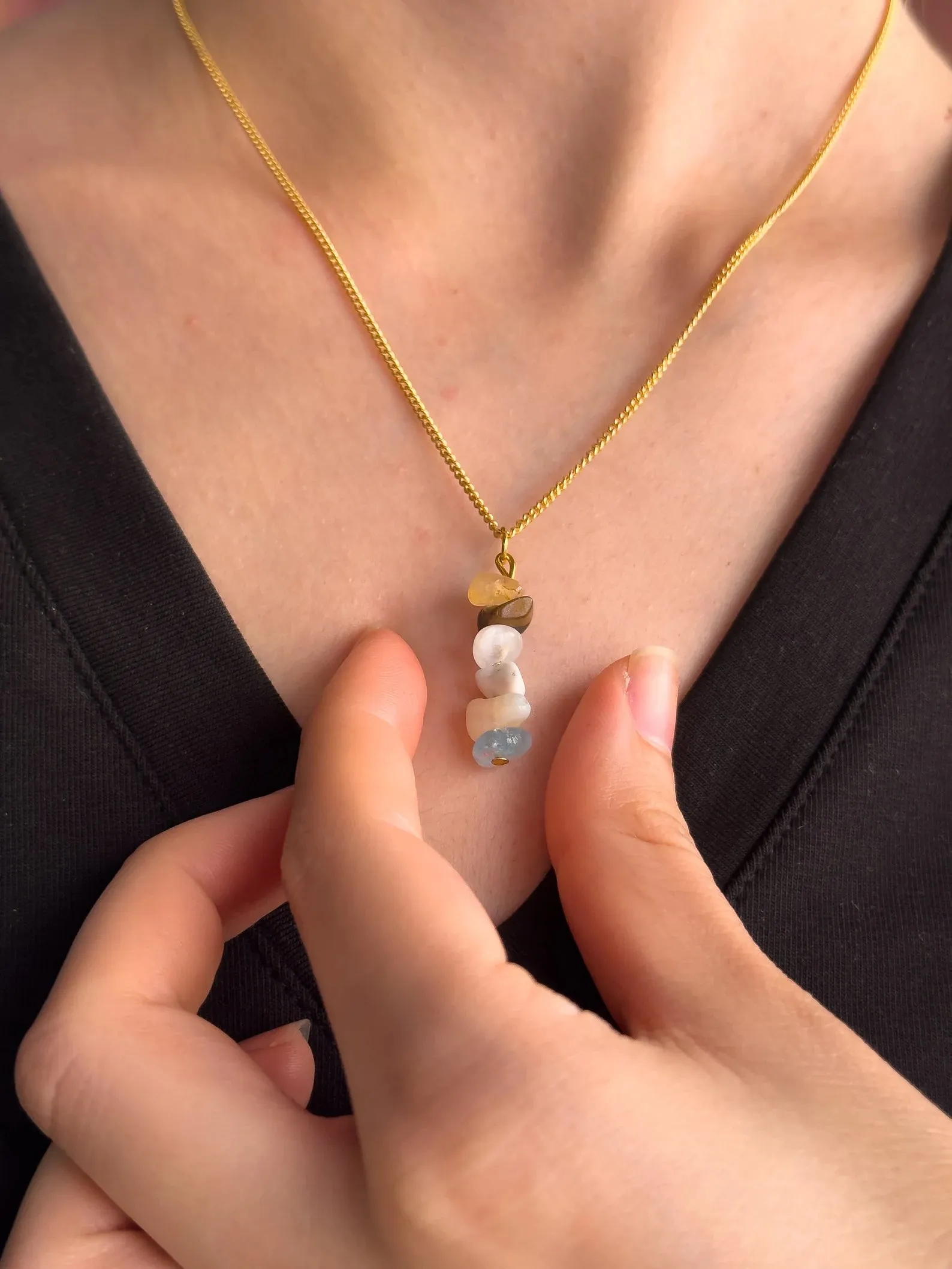 Gemini Zodiac Minimalist Necklace