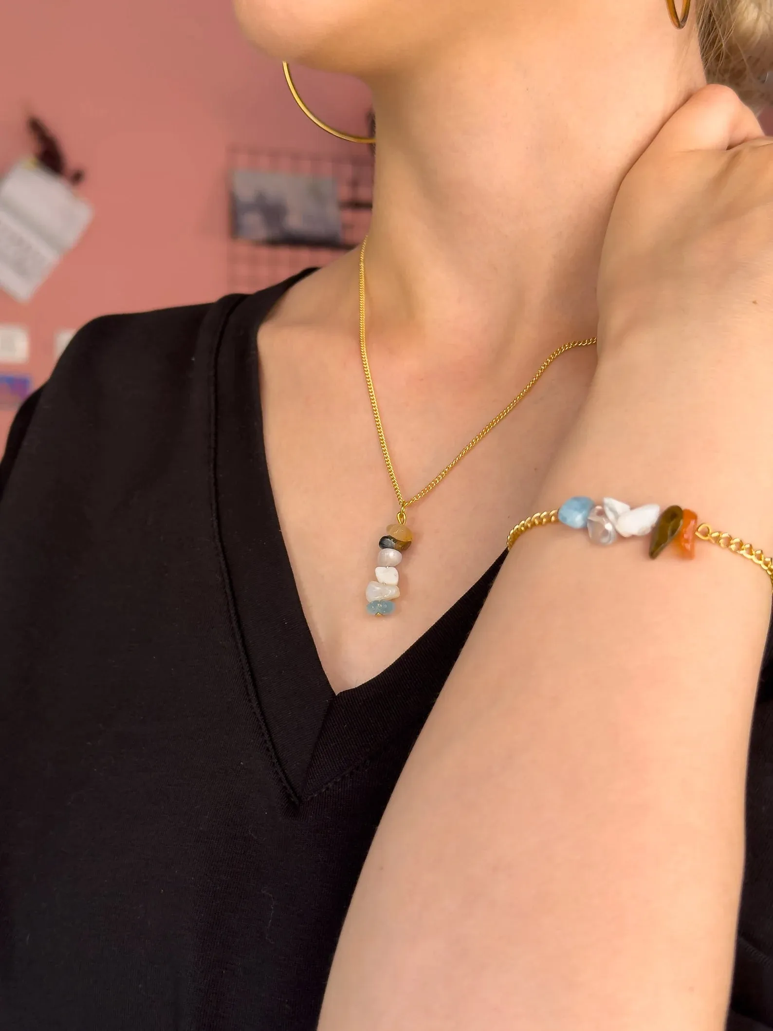 Gemini Zodiac Minimalist Necklace