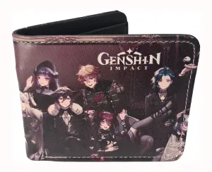Genshin Impact Anime Wallet - Mix Characters - Unisex - Premium PVC Leather
