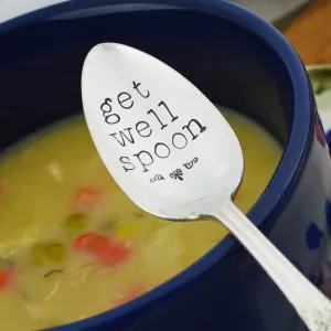 Get Well Spoon Vintage Spoon