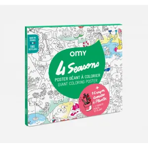 Giant Poster   Stickers - 4 Seasons   Planting Pencil