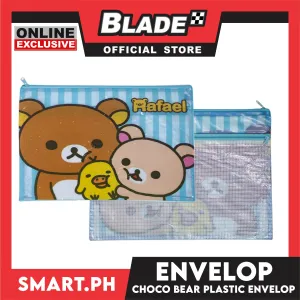 Gifts Plastic Envelope Bag Choco Bear (Assorted Design)