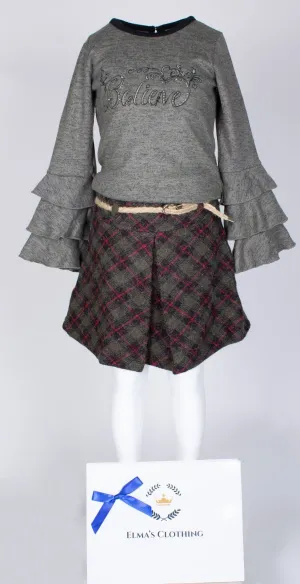 Girls Skirt And Top Set