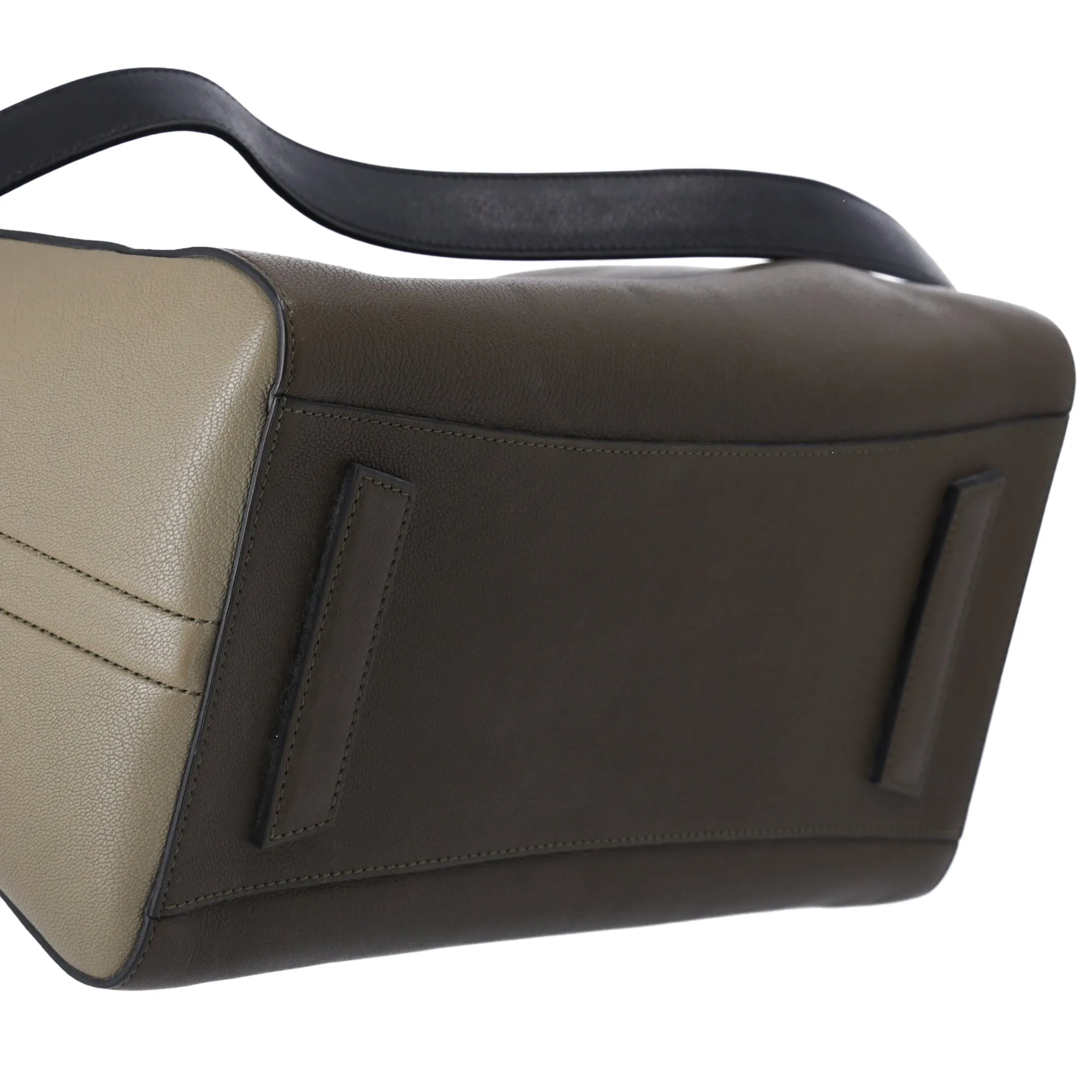 GIVENCHY Antigona Medium Shoulder Bag BB05100630 Khaki Light Green Black Leather