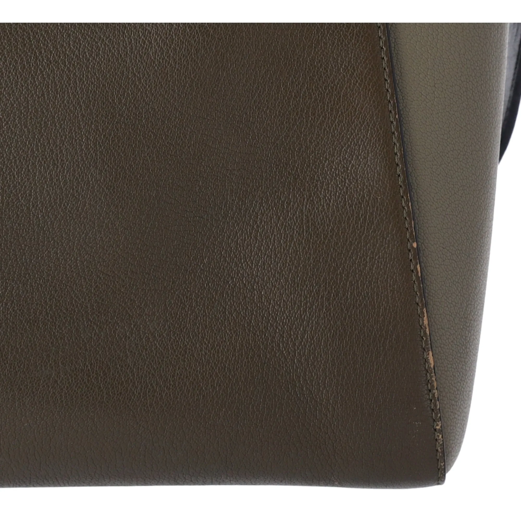 GIVENCHY Antigona Medium Shoulder Bag BB05100630 Khaki Light Green Black Leather