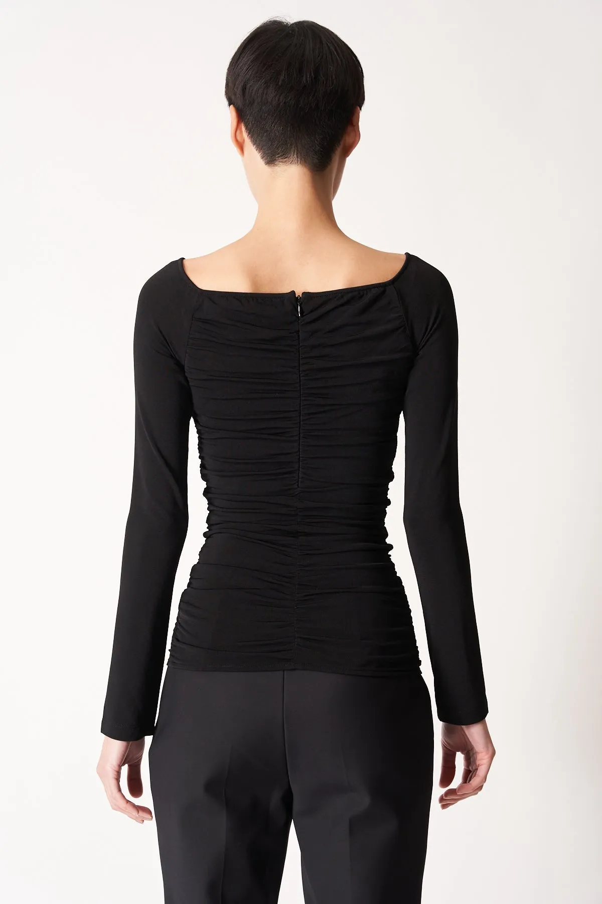 GIVENCHY | RUCHED JERSEY TOP