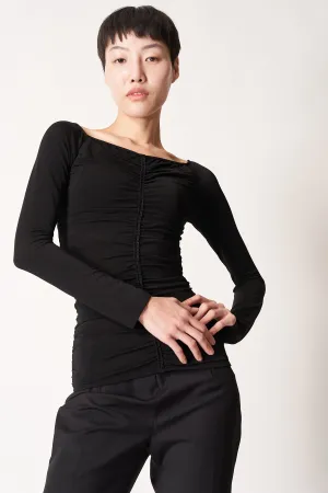 GIVENCHY | RUCHED JERSEY TOP