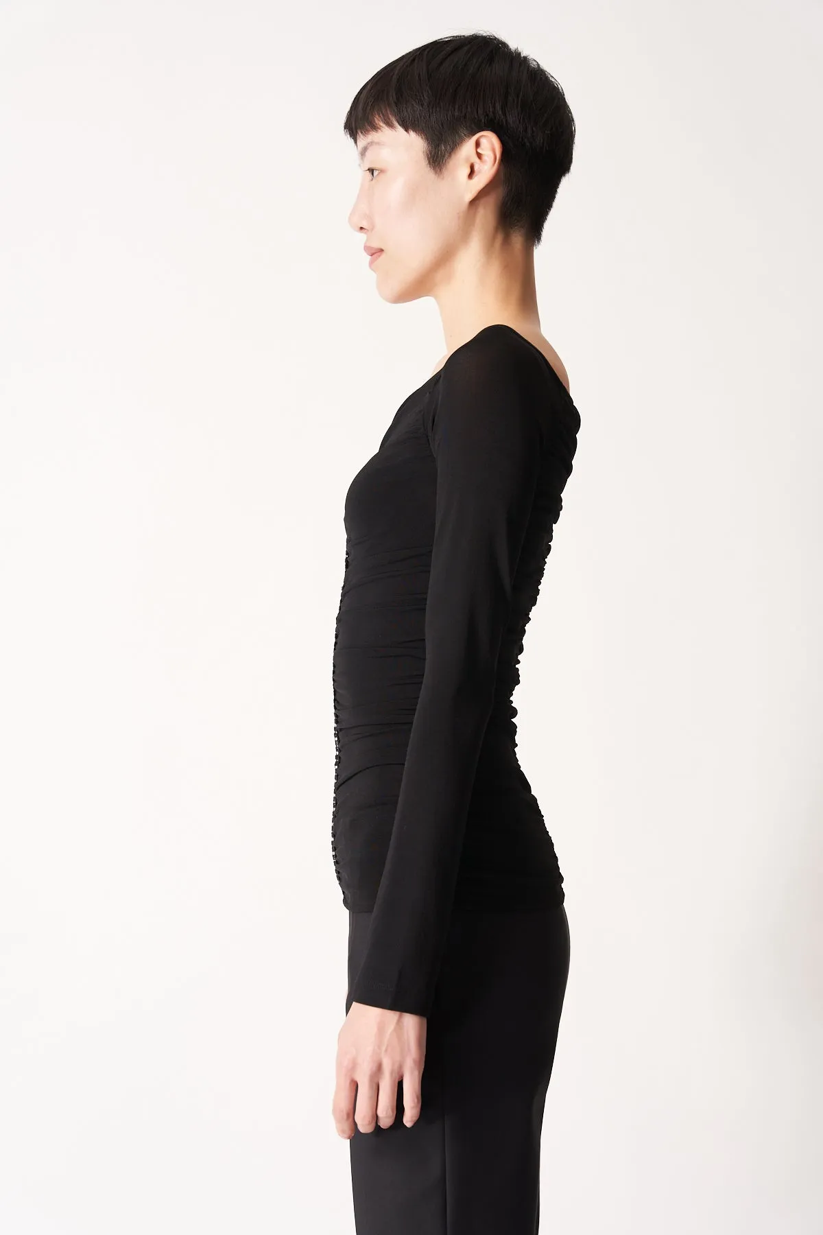 GIVENCHY | RUCHED JERSEY TOP
