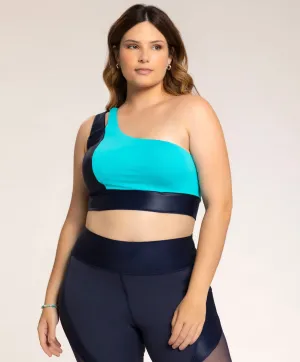 Glow Longline Bra RioHug™ Dark Blue