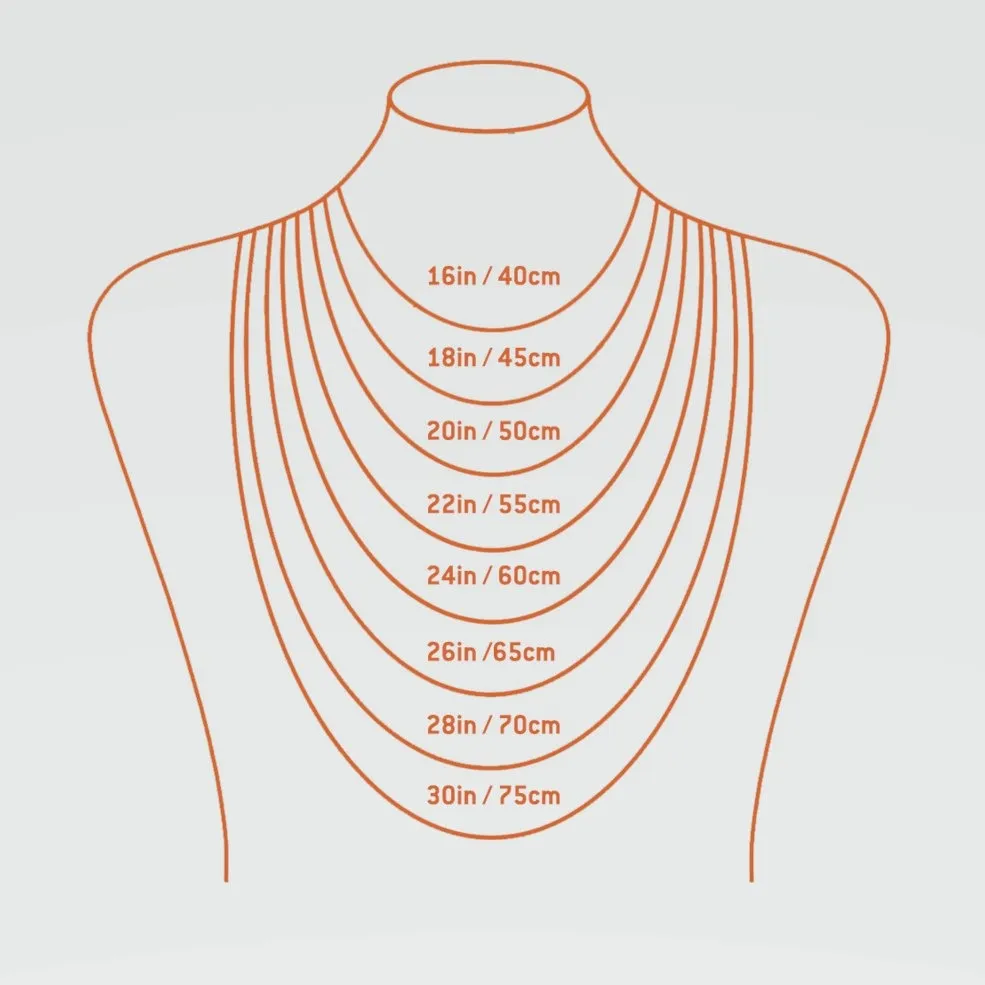 Gold Plated Personalized Envelope Necklace Chain