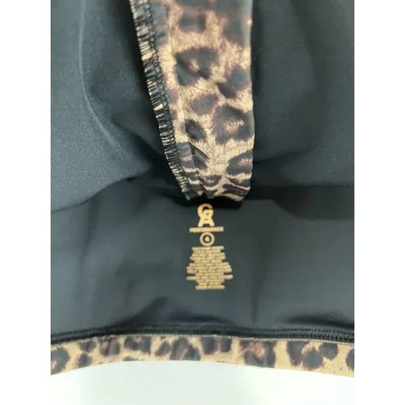 Good American Leopard Print Bra Top