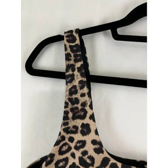 Good American Leopard Print Bra Top