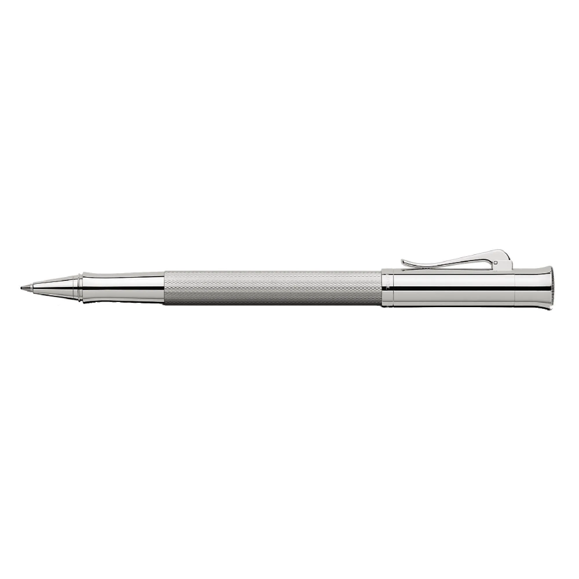 Graf von Faber-Castell "Guilloche" Barley Rhodium Pen