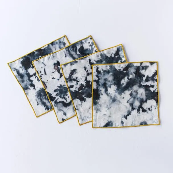 Grey Marble Cocktail Napkins