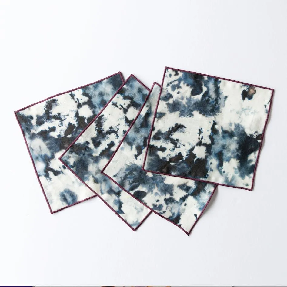 Grey Marble Cocktail Napkins