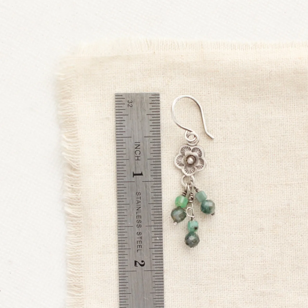 Grove Cactus Flower Dangle Earrings