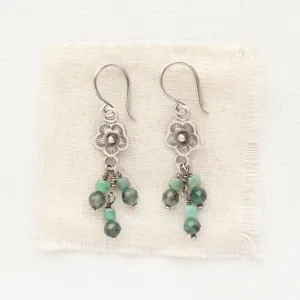 Grove Cactus Flower Dangle Earrings