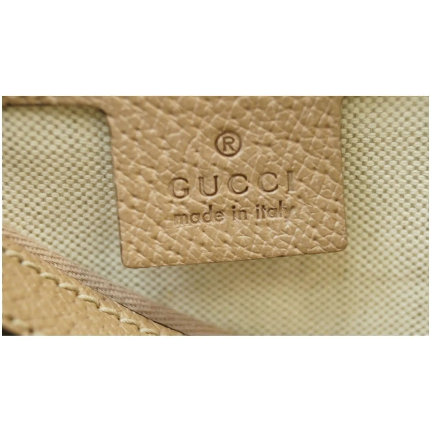 GUCCI Bree GG Supreme Leather Shoulder Bag 323673 Mauve