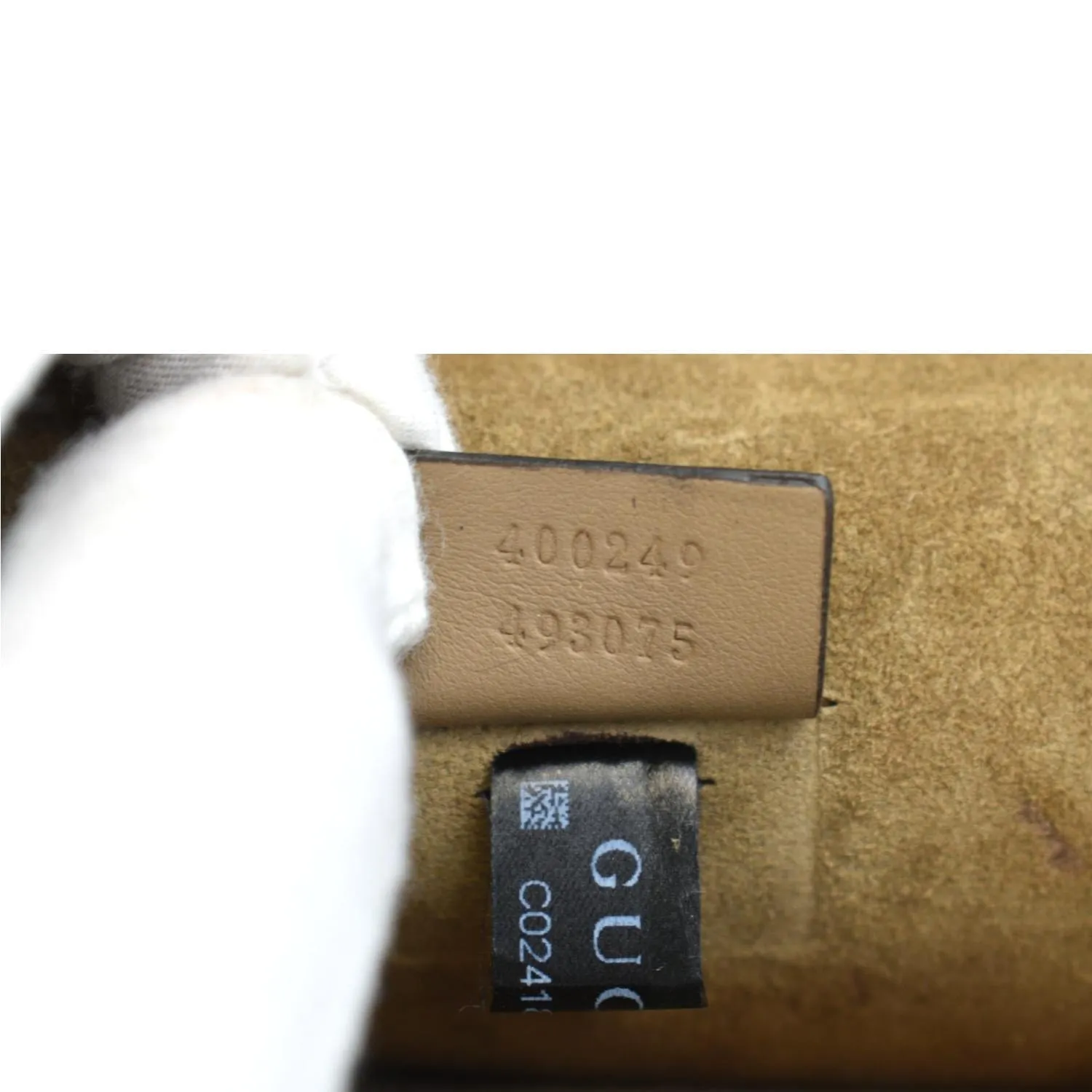 GUCCI Dionysus Small GG Supreme Canvas Shoulder Bag Beige 400249