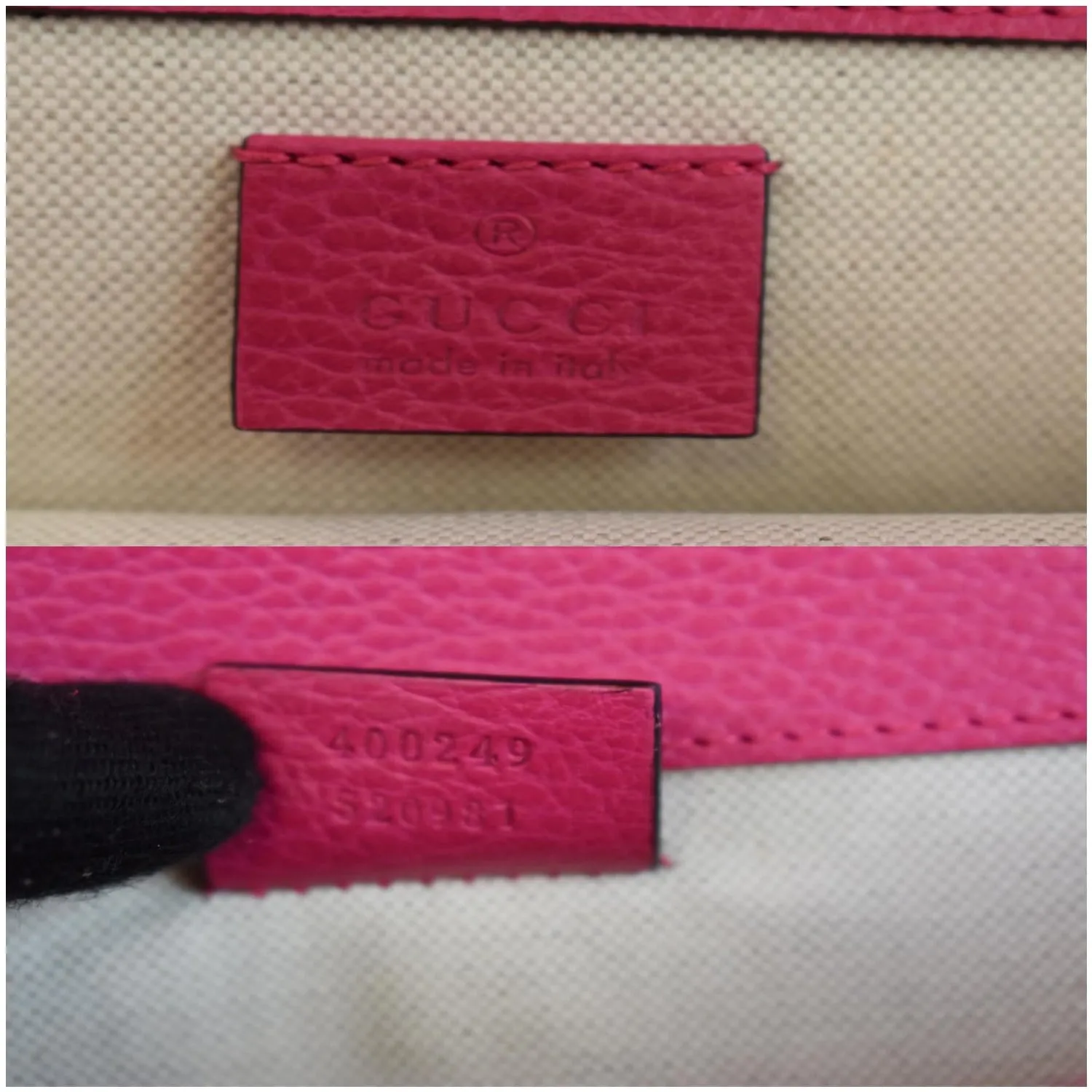 GUCCI Dionysus Small Leather Shoulder Bag 400249 Pink