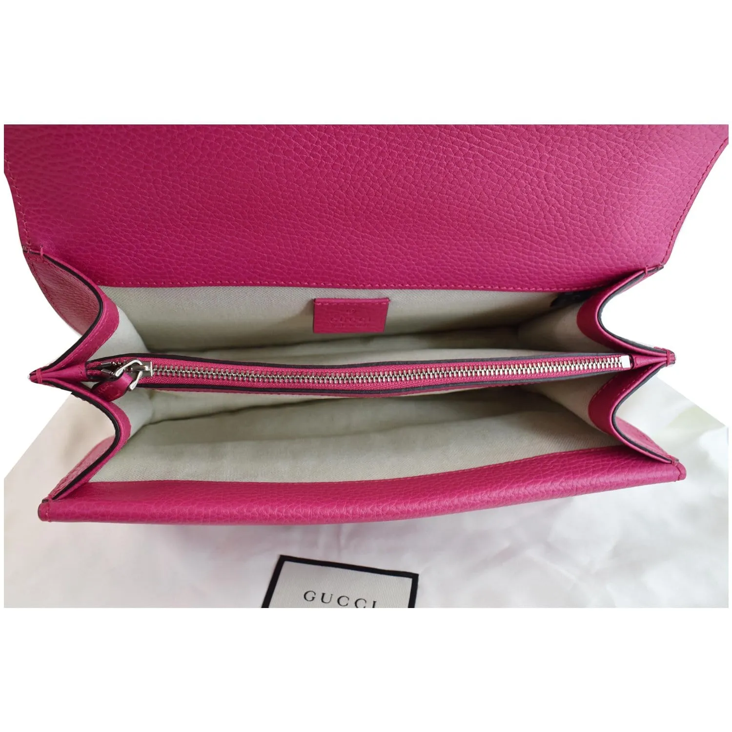 GUCCI Dionysus Small Leather Shoulder Bag 400249 Pink
