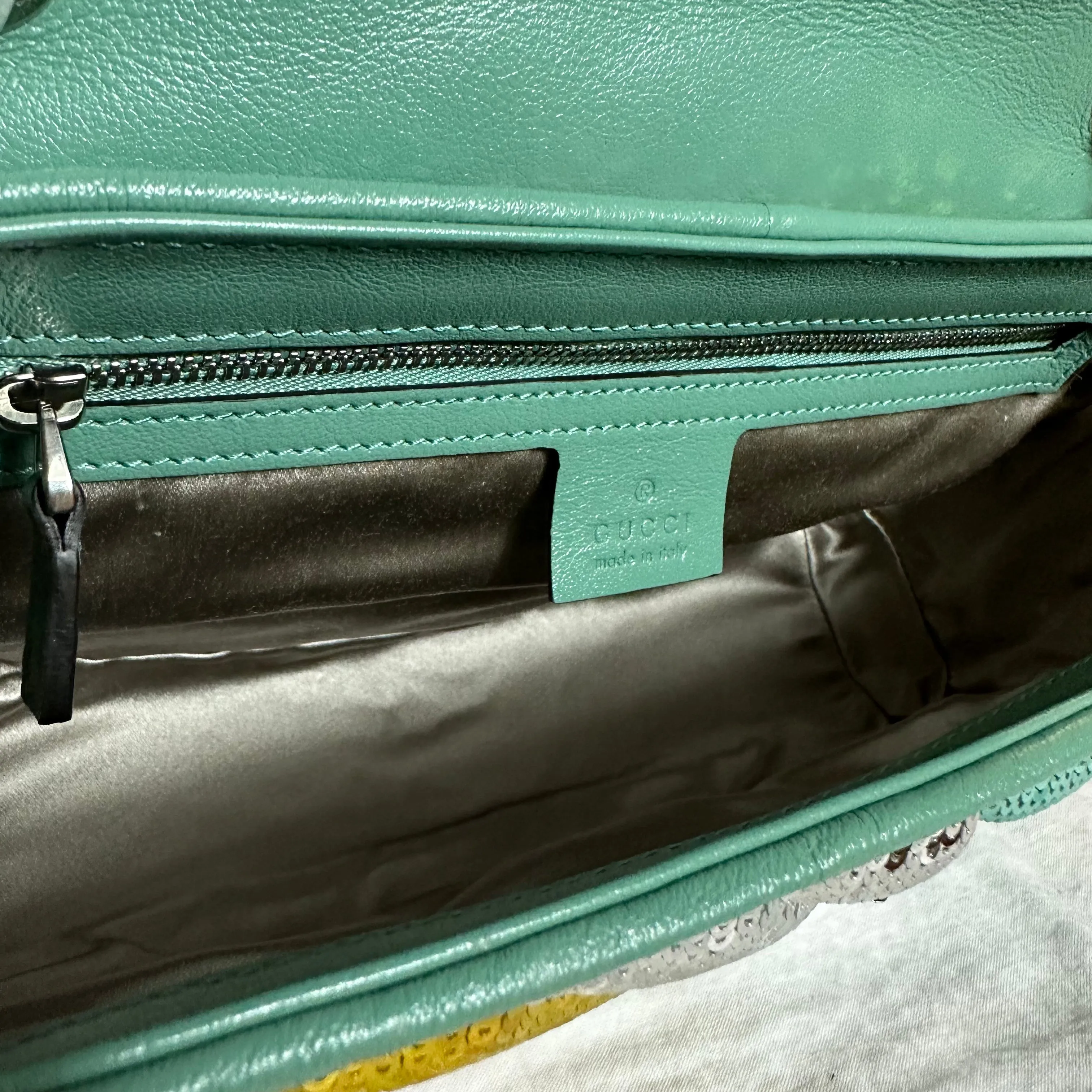 Gucci GG Marmont Sequin-embellished Shoulder Bag