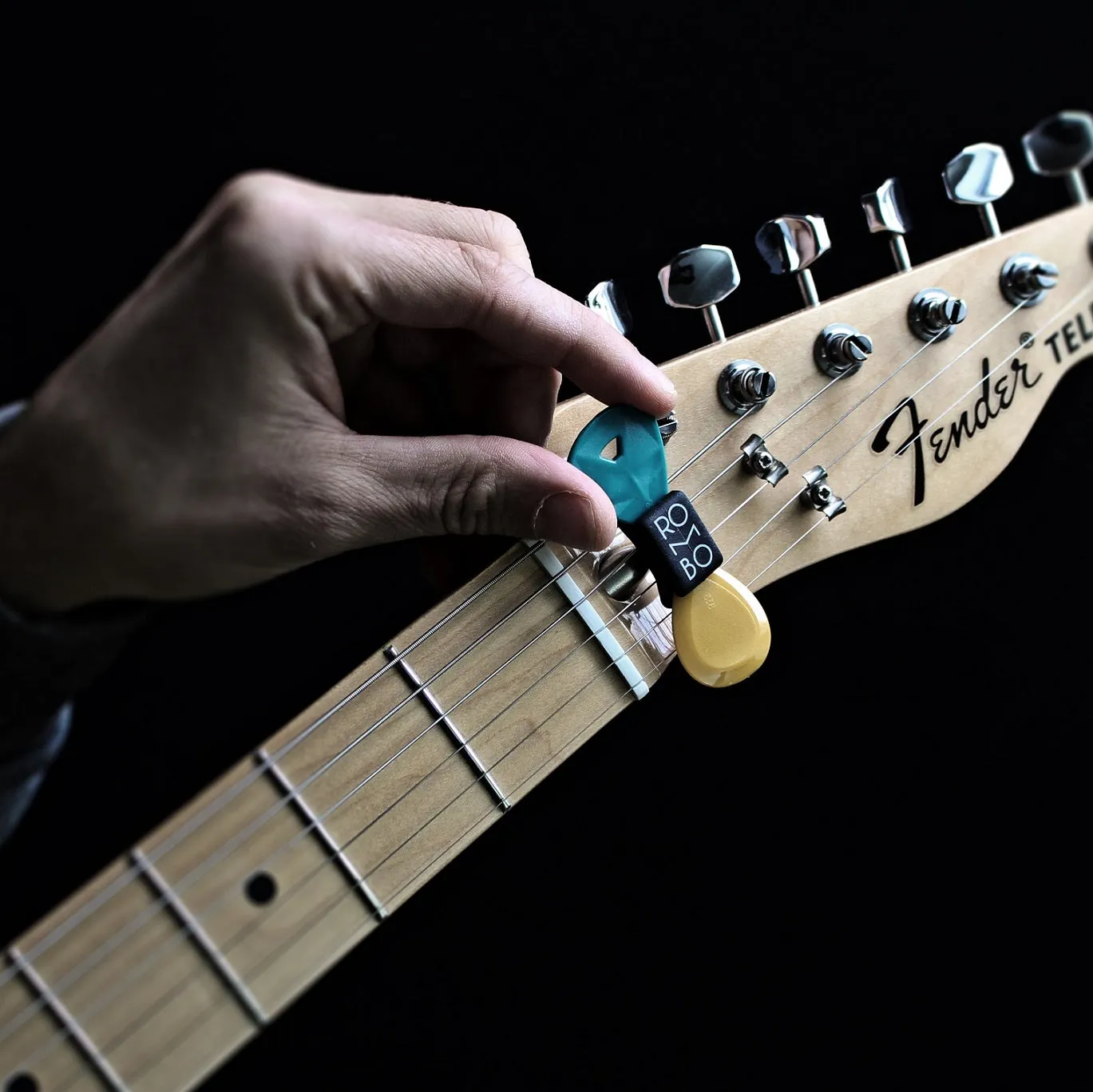 Guitar Pick Holder Rombo Set (2 Guitar Pick Holders)