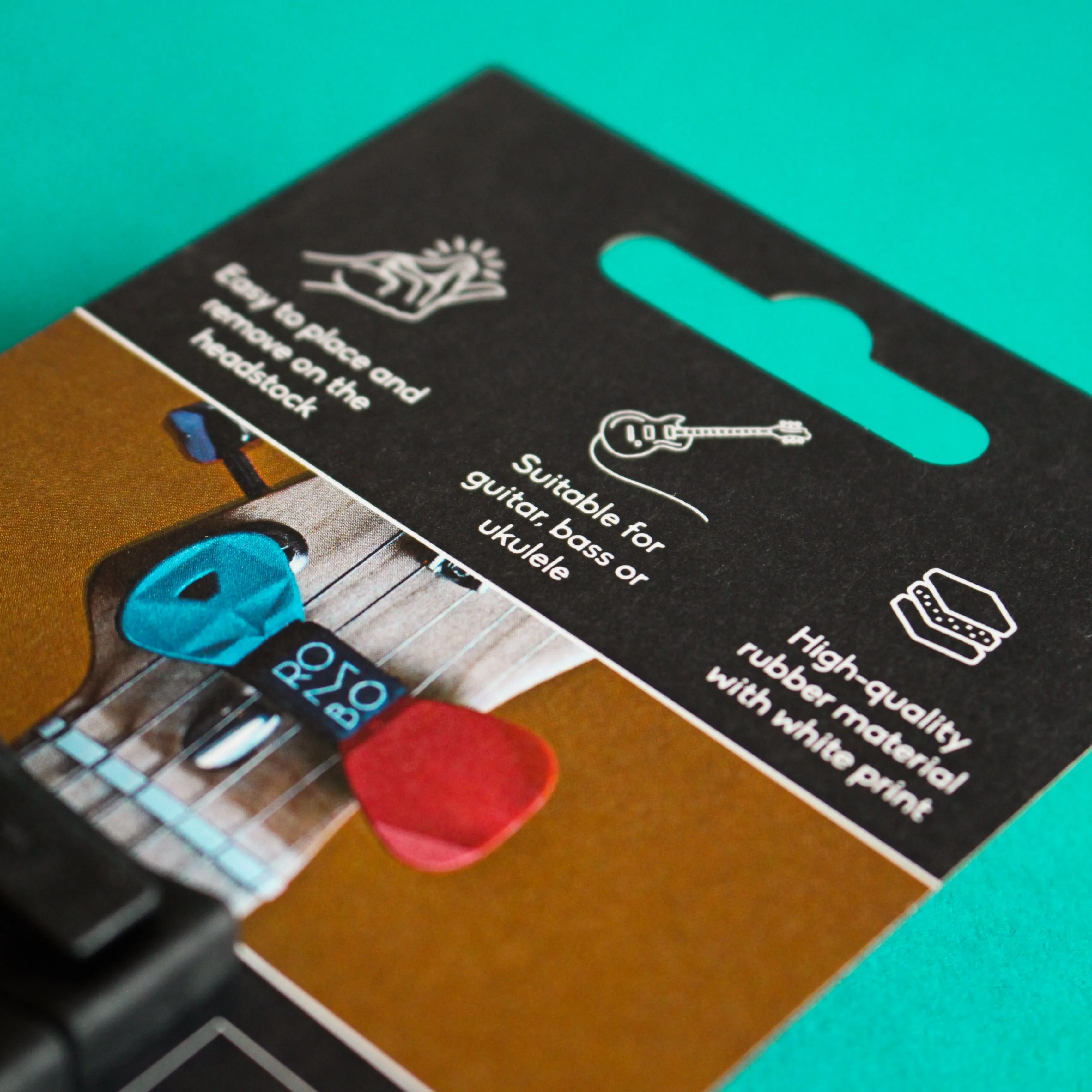 Guitar Pick Holder Rombo Set (2 Guitar Pick Holders)