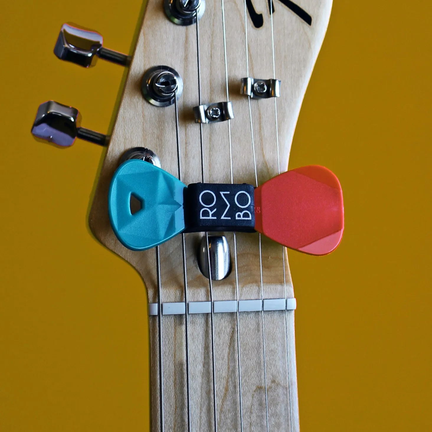 Guitar Pick Holder Rombo Set (2 Guitar Pick Holders)