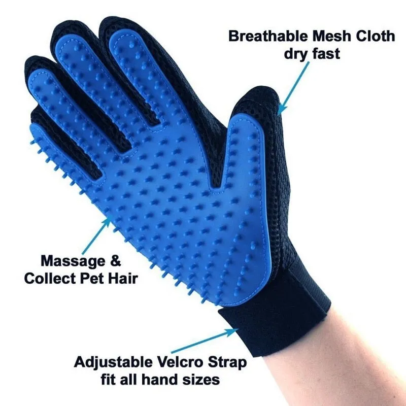Hair De-Shedding Grooming Glove