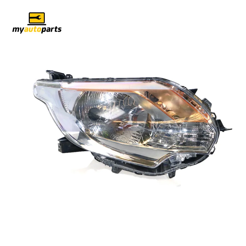 Halogen Head Lamp Drivers Side Certified suits Mitsubishi Triton MQ GLX/GLX  2016 to 2018