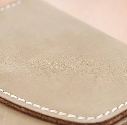 HANDMADE LEATHER Women Cute Trifold Short Small WALLET PERSONALIZED MONOGRAMMED GIFT CUSTOM Card Holder Small Wallet