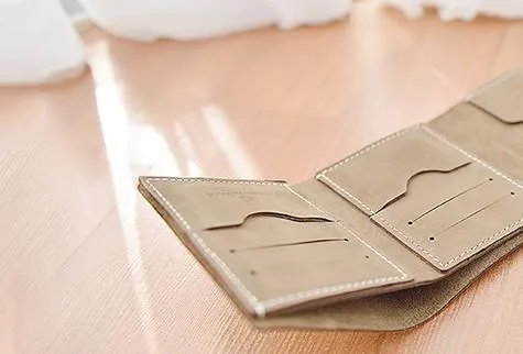 HANDMADE LEATHER Women Cute Trifold Short Small WALLET PERSONALIZED MONOGRAMMED GIFT CUSTOM Card Holder Small Wallet