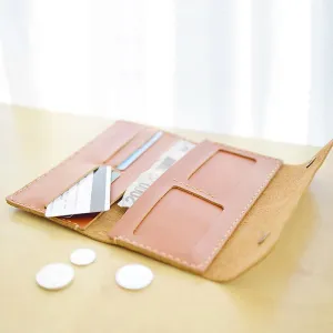 Handmade Leather Women Long Wallet PERSONALIZED Bifold Wallet