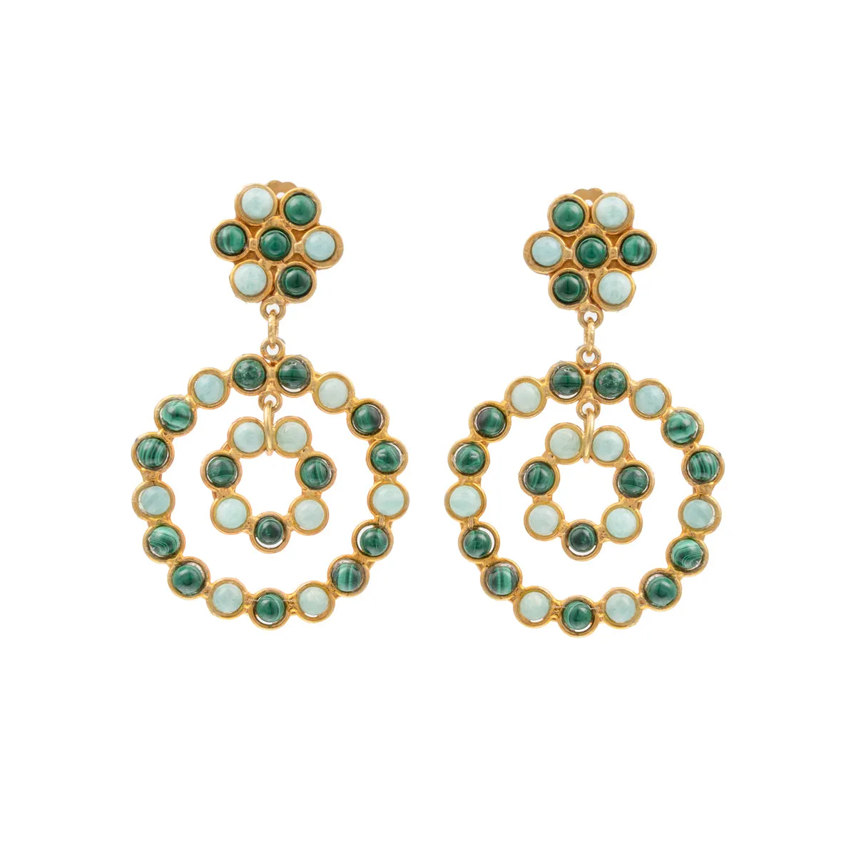 Happy Flower Clip-On Earrings