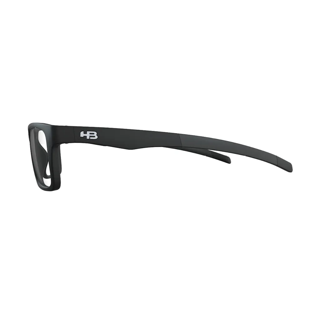 HB 93160 Switch Clip On Matte Black/ Gray Polarized  Lente 5,3 Cm