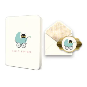 Hello, Bay-Bee Deluxe Greeting Card