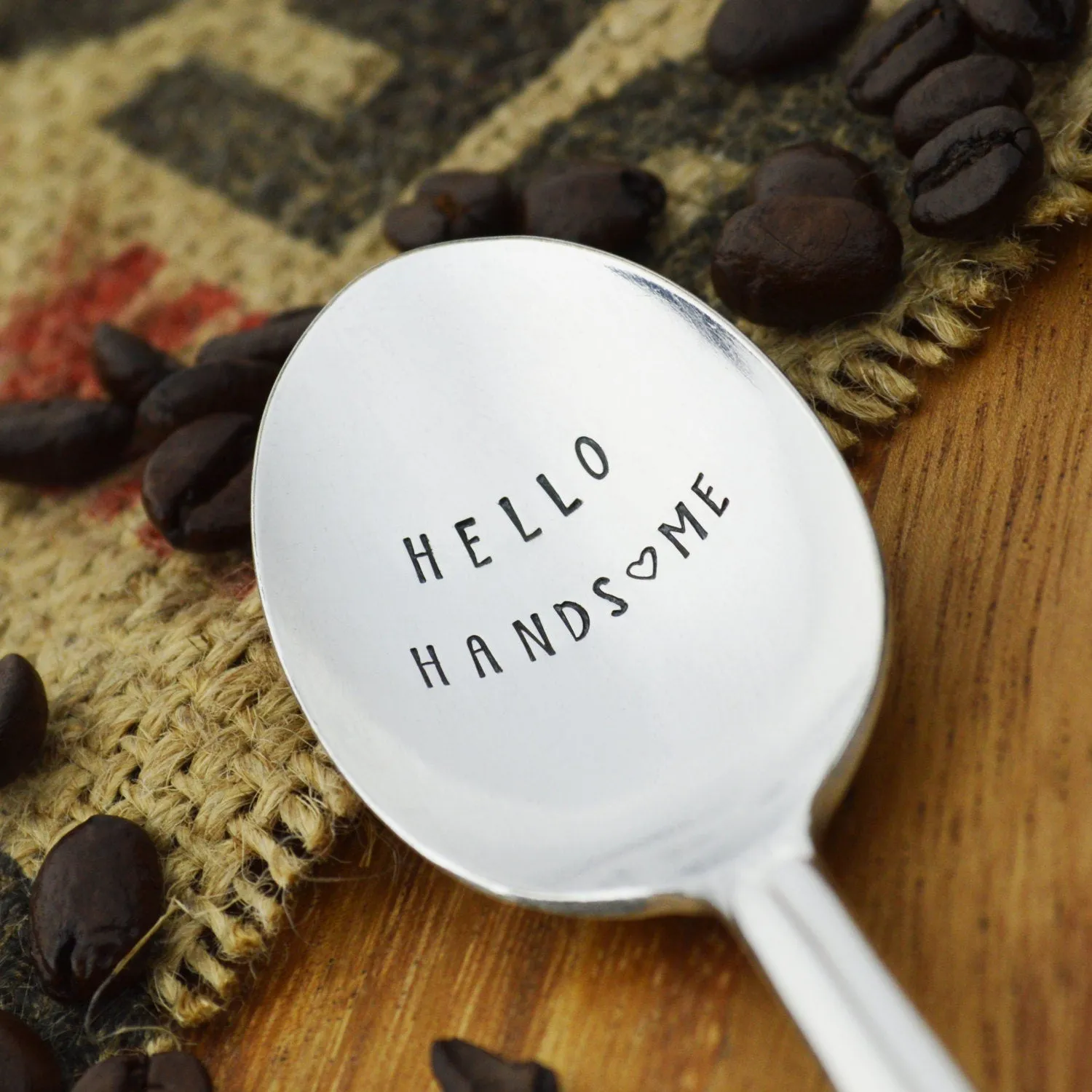 Hello Handsome Vintage Spoon